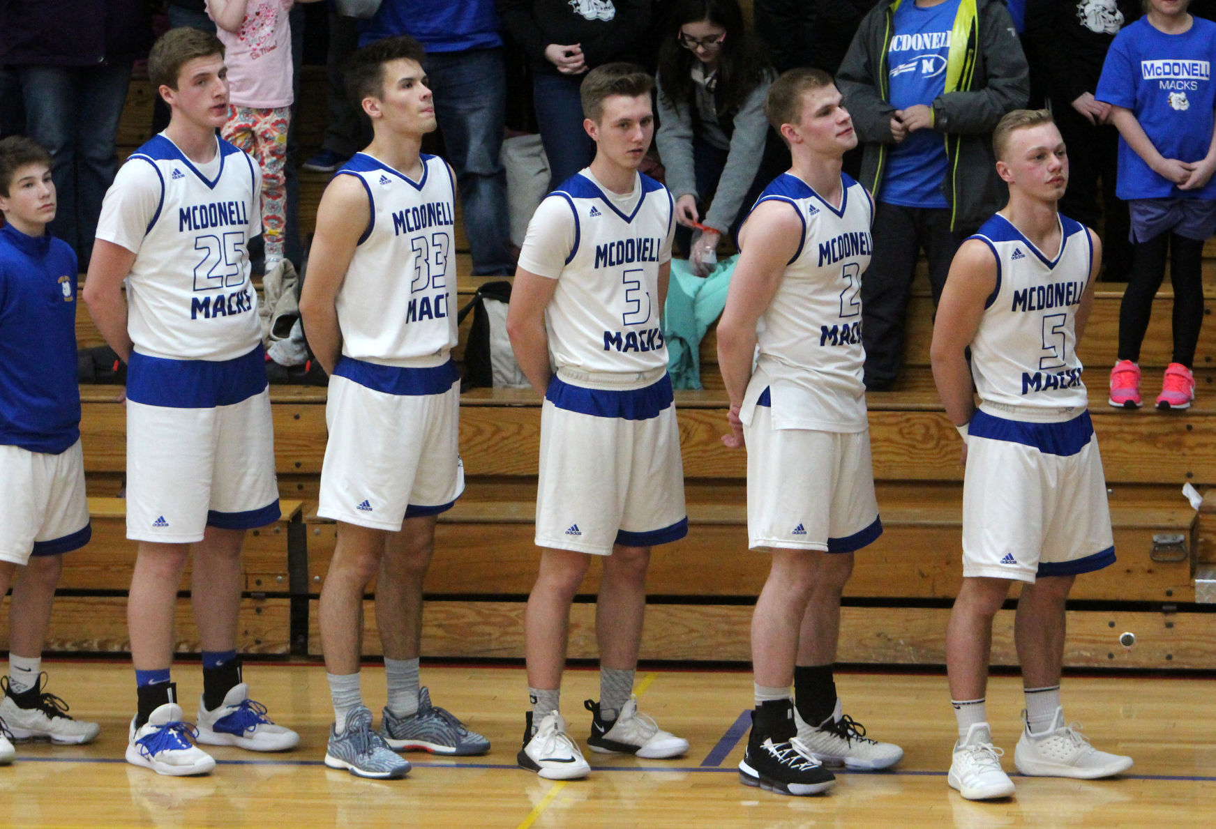Prentice at McDonell boys basketball 3-2-19